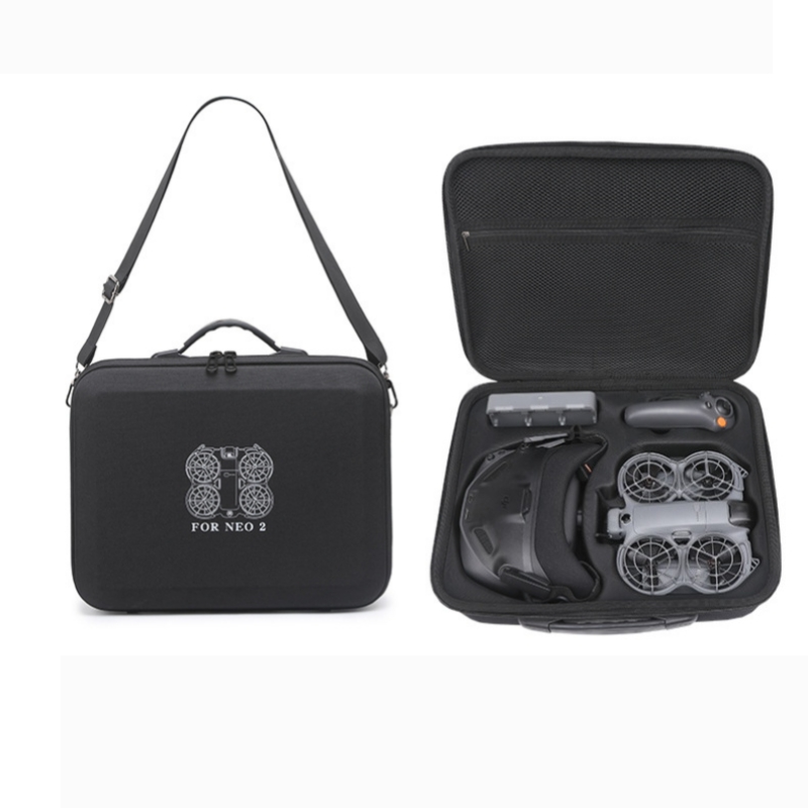 Drone Rc N3 3 Batteries - Harde koffer voor DJI Neo 2,