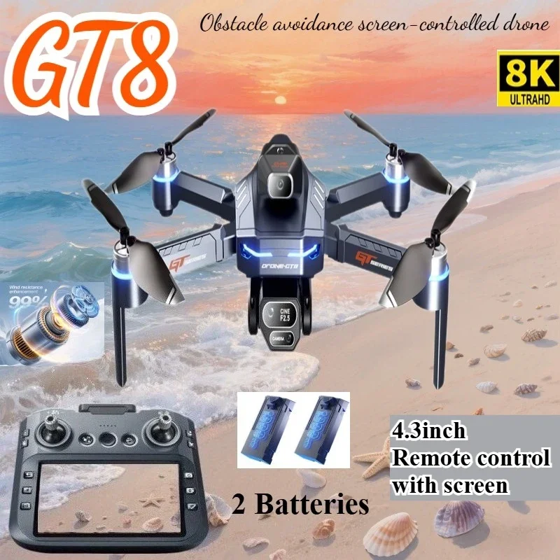 Drone Gt8 Rc - Drone 4K HD GT8 Camera Obstakel