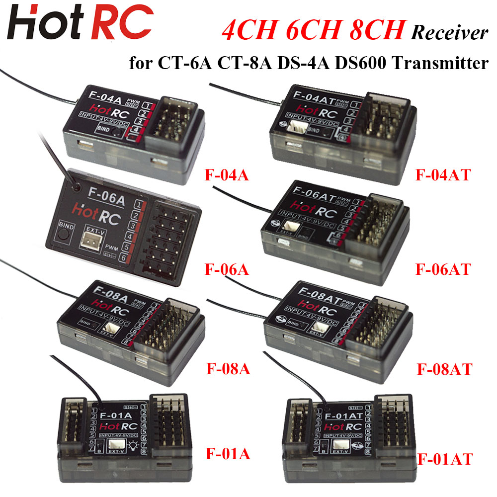 Rc Boat - HOTRC 2.4Ghz 4/6/8 Kanaals F-04A F-06AT