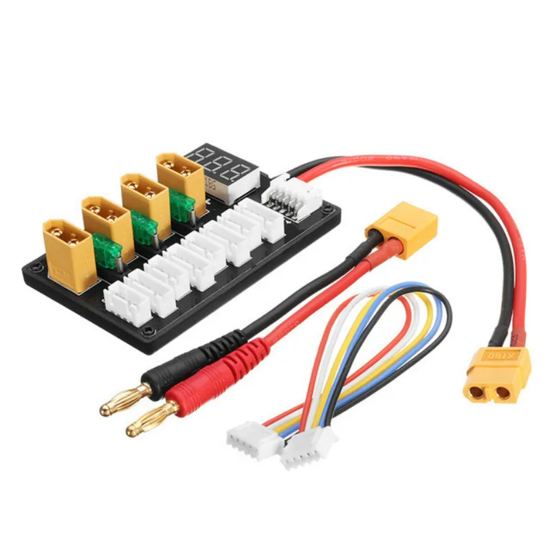 Lipo Parallel Charging Board - 3S/4S XT60 B6 Lipo-batterij 5P parallel
