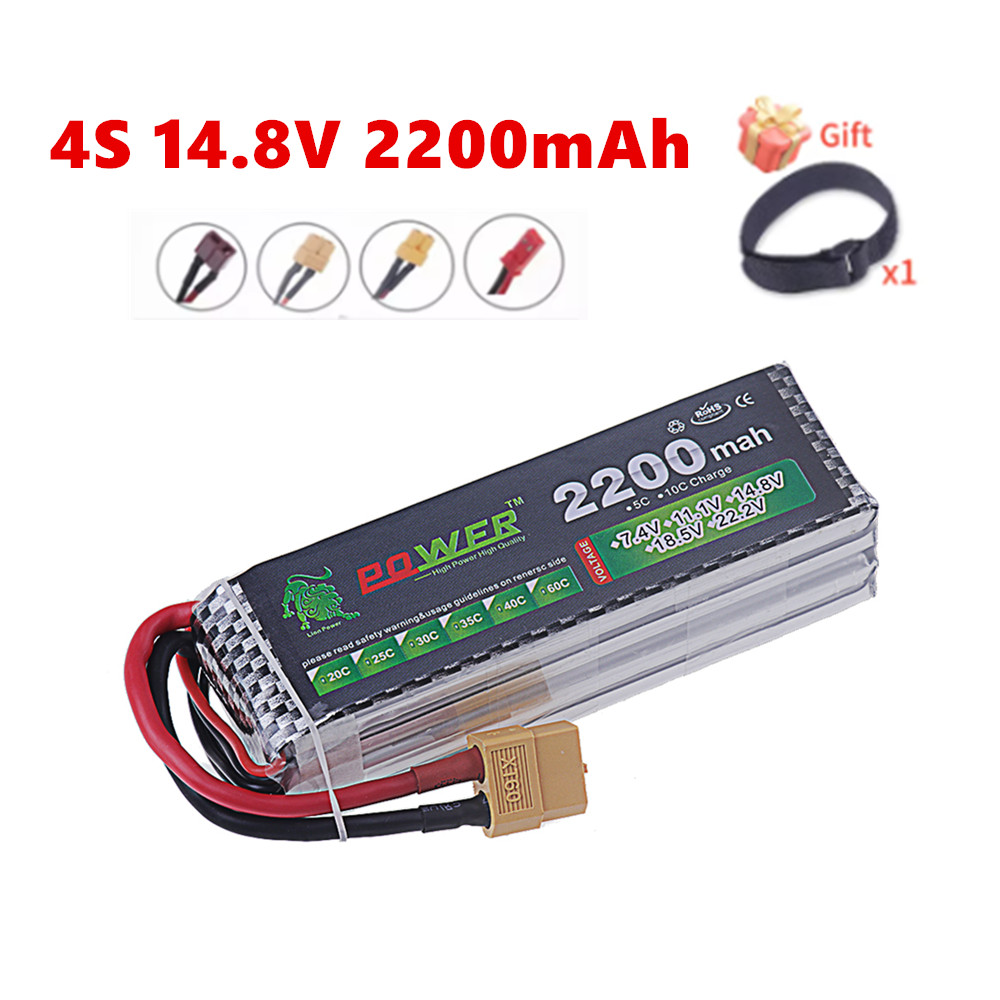 Drone Rc Truck - 4S 2200mAh 60C 14.8V LiPo Batterij