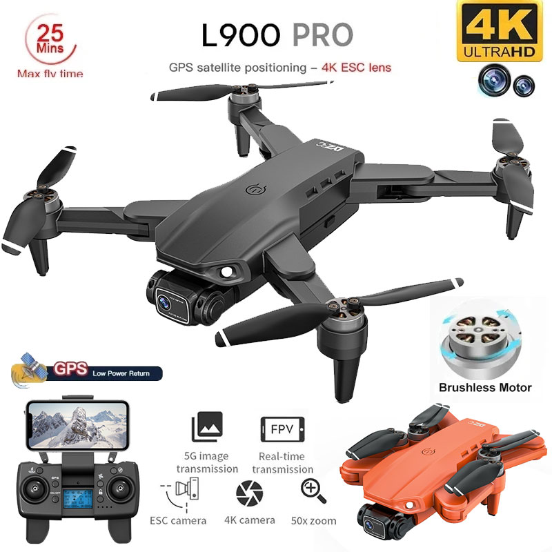 Drone Rc With Screen - L900 Pro Gps Drone 4K Professionele