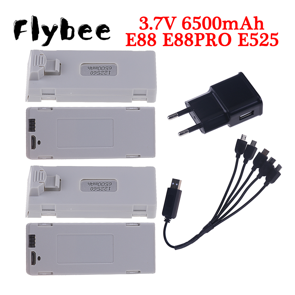 Drone Lipo Battery - Originele E88 Batterij 3.7V 6500Mah Lipo