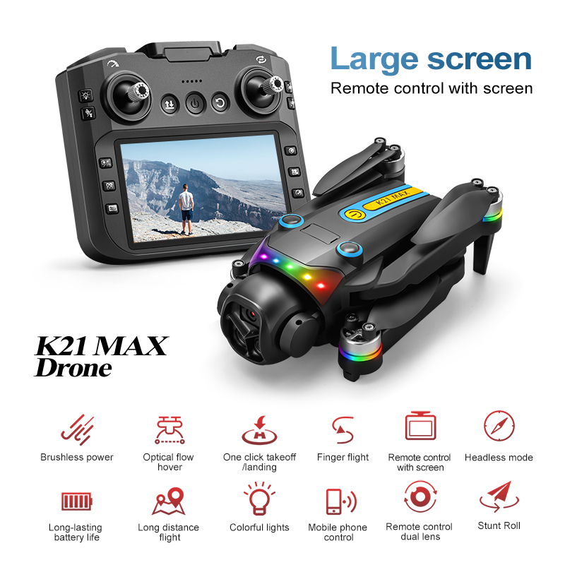 Drone Rc With Screen - Buiten drone met elektrische dubbele camera