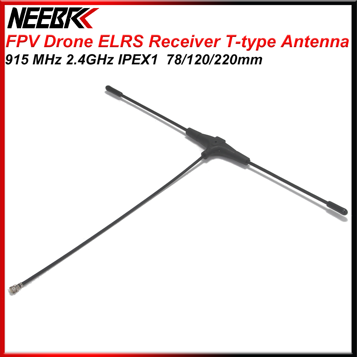 Crossfire Receiver Rx - FPV Drone 915MHz 2,4GHz T-type Antenne