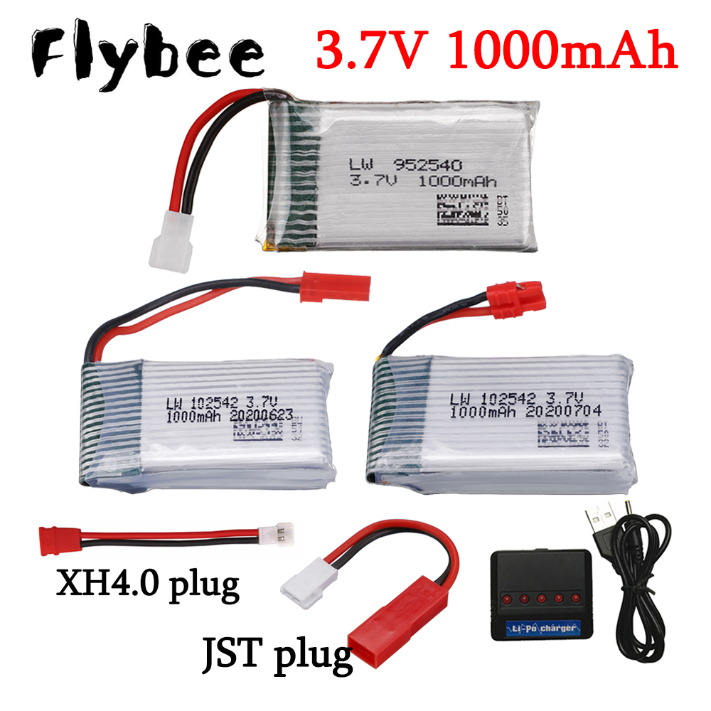 Drone Lipo Battery - 3.7V 1000Mah Lipo Drone Batterij Voor