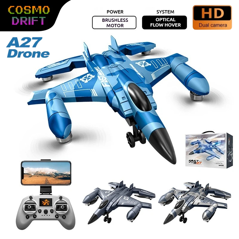 Drone Rc Fighter Jet - A27 straaljager RC vliegtuig borstelloze motor
