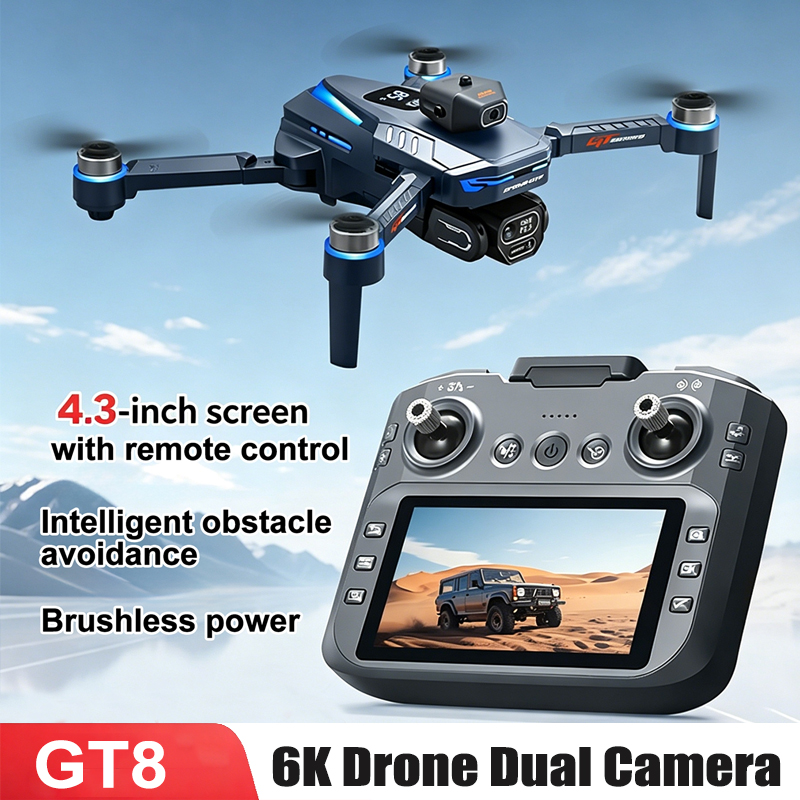 Drone Gt8 Rc - 3.7V 1300mAh GT8 Drone 4.3 inch