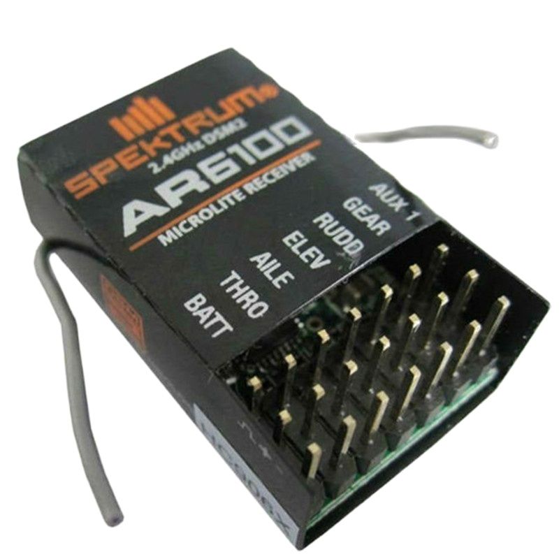 Drone Tech Rc - AR6100 DSM2 6CH 2.4GHz Ontvanger voor