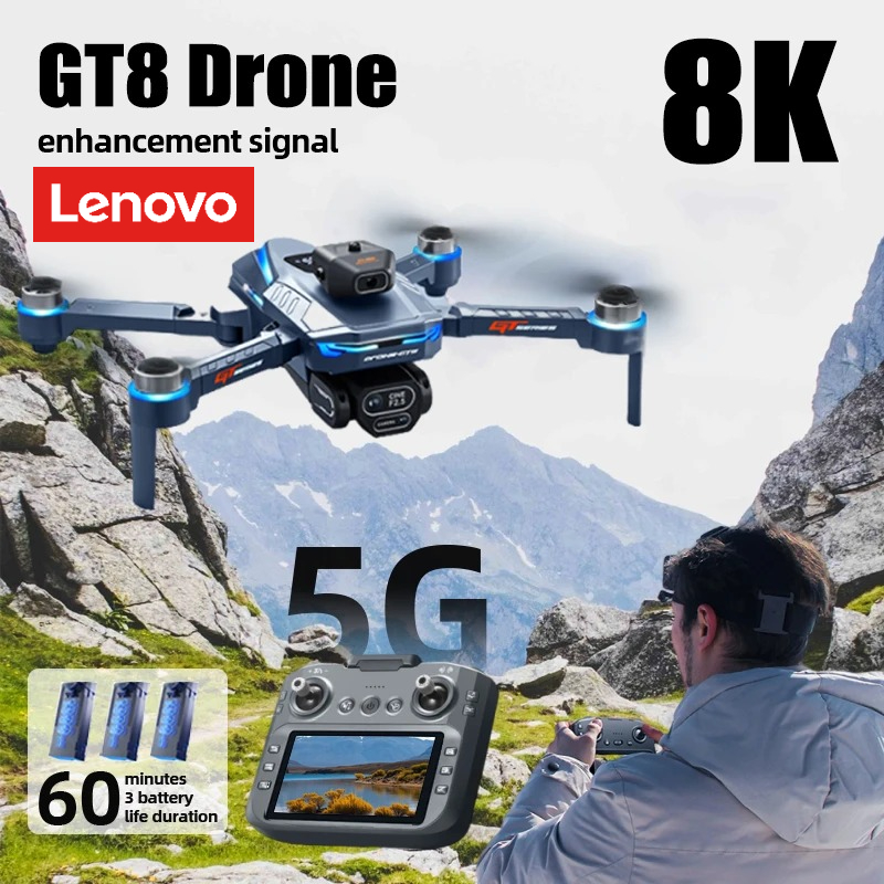 Drone Gt8 Rc - Lenovo GT8 Drone 8K Professionele 4K