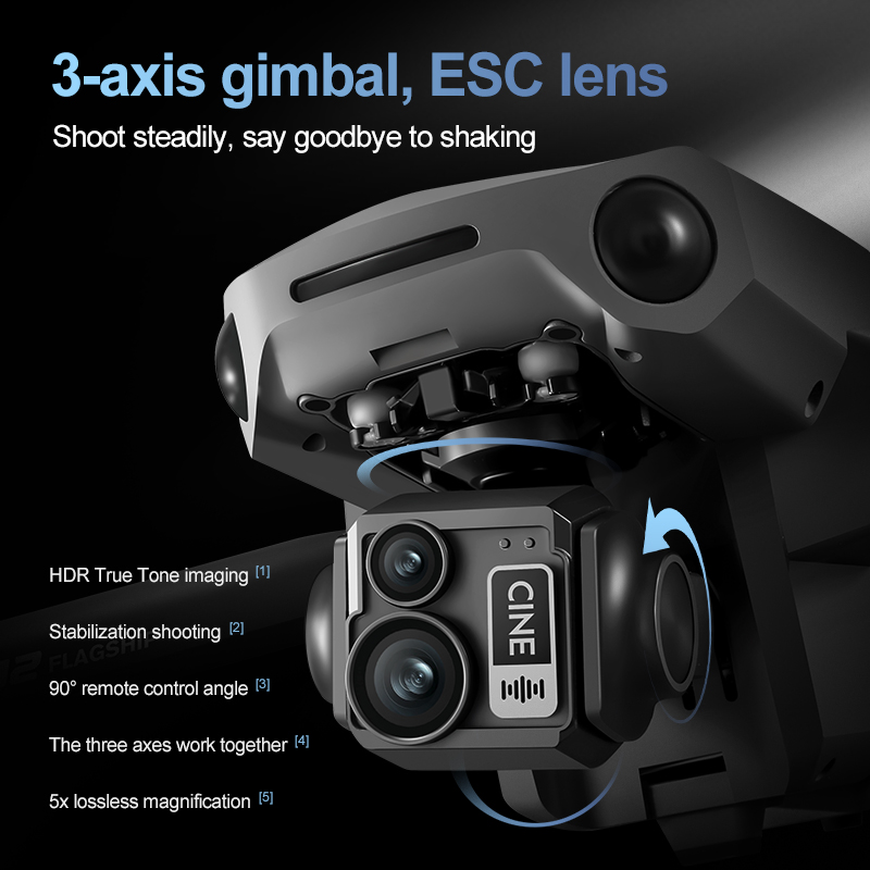 8K 3-assige Gimbal Brushless 7 - Drone Rc With Screen recensie en prijs