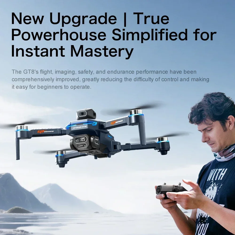 Drone 4K HD GT8 Camera Obstake - Drone Gt8 Rc recensie en prijs