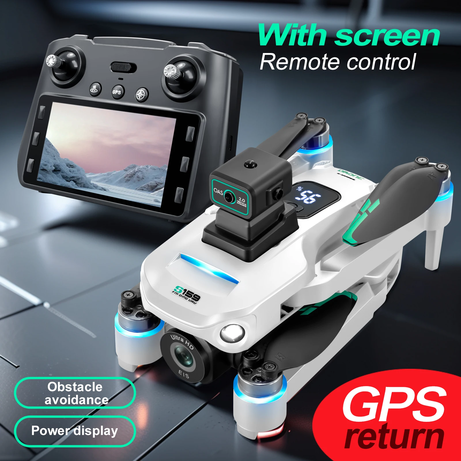 Professionele S159 GPS Drone M - Drone Rc Gps S159 recensie en prijs