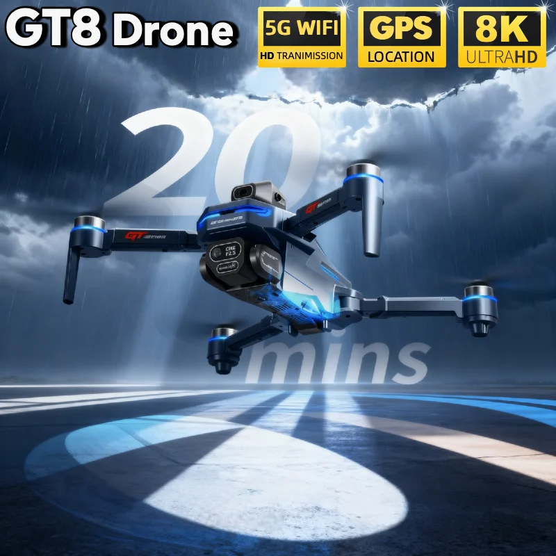 HOT Voor LSRC GT8 Drone 4K Pro - Drone Gt8 Rc recensie en prijs