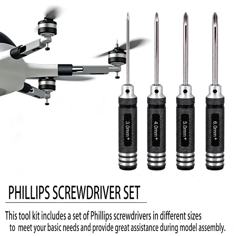 4 Stuks 3/4/5/6mm Flathead En  - Drone Rc Truck recensie en prijs