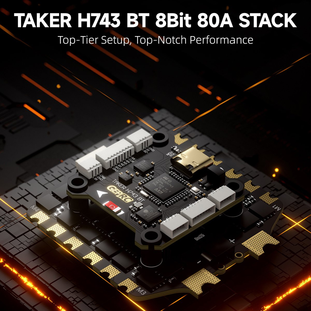 GEPRC TAKER H743 BT 8Bit 80A S - Drone Tech Rc recensie en prijs
