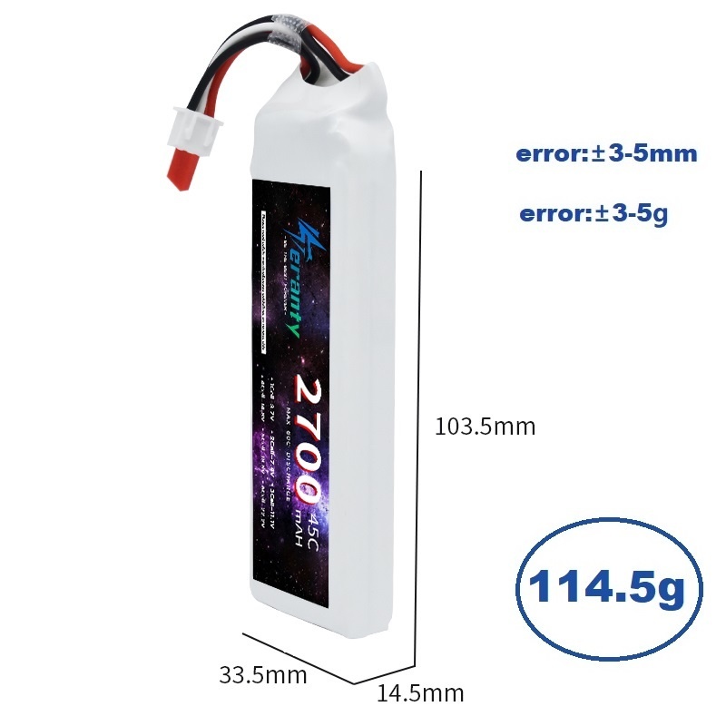 1/3 Stuks 2S 7.4V Lipo Batteri - Drone Rc Link recensie en prijs