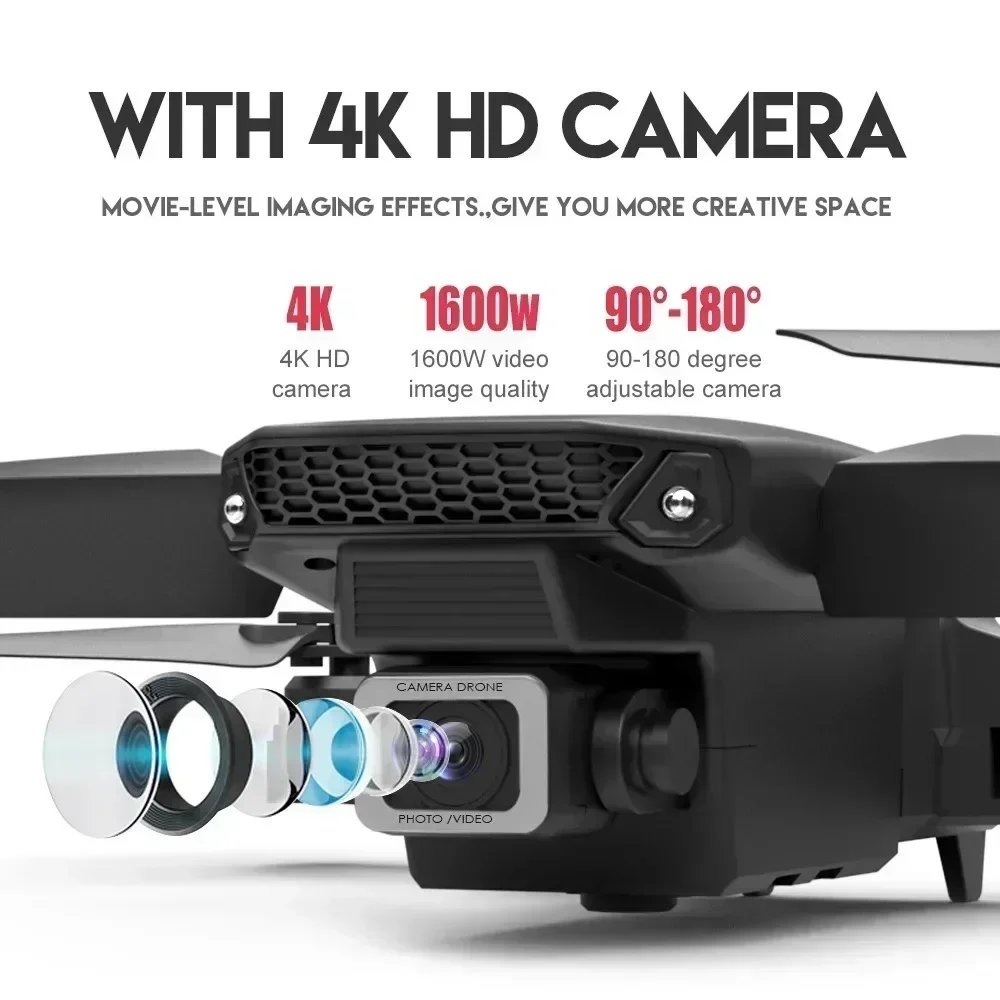 E88 Pro WIFI FPV Drone Grootho - Drone E88 Rc Quadcopter recensie en prijs