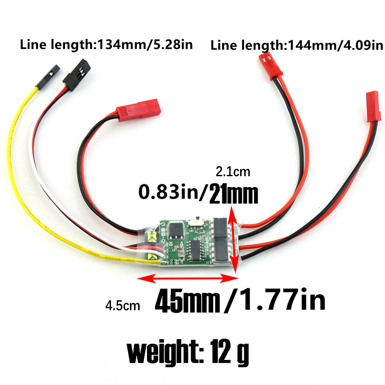 5A Dual Way Brushed ESC 2S/3S  - Rc Boat recensie en prijs