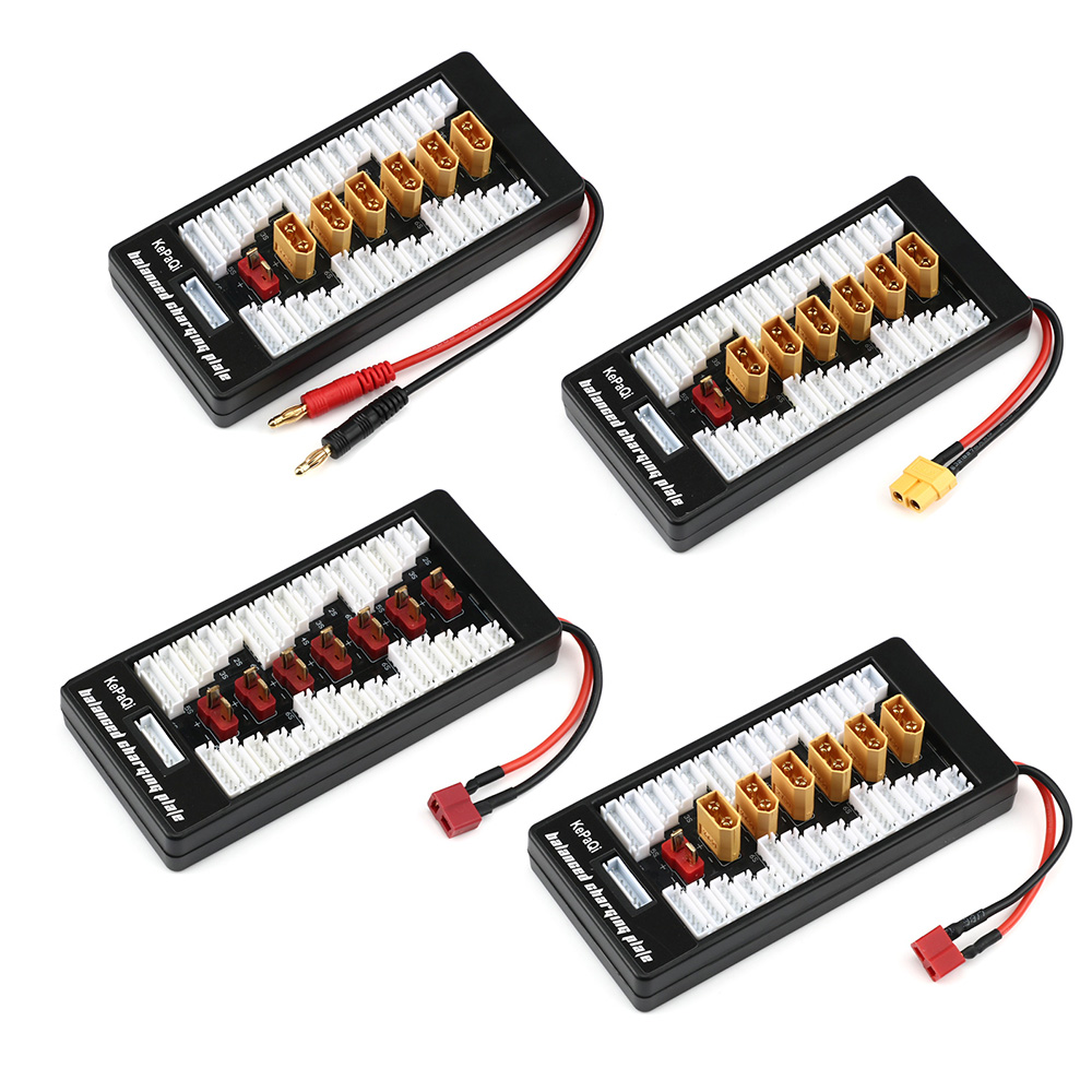 2S-6S XT60 Parallelle oplaadpl - Lipo Parallel Charging Board recensie en prijs
