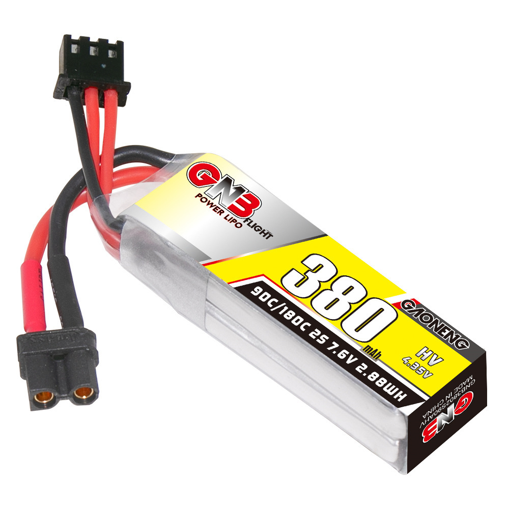 GNB 2S 7.6V 380mAh 90C/180C Li - Drone Lipo Battery recensie en prijs