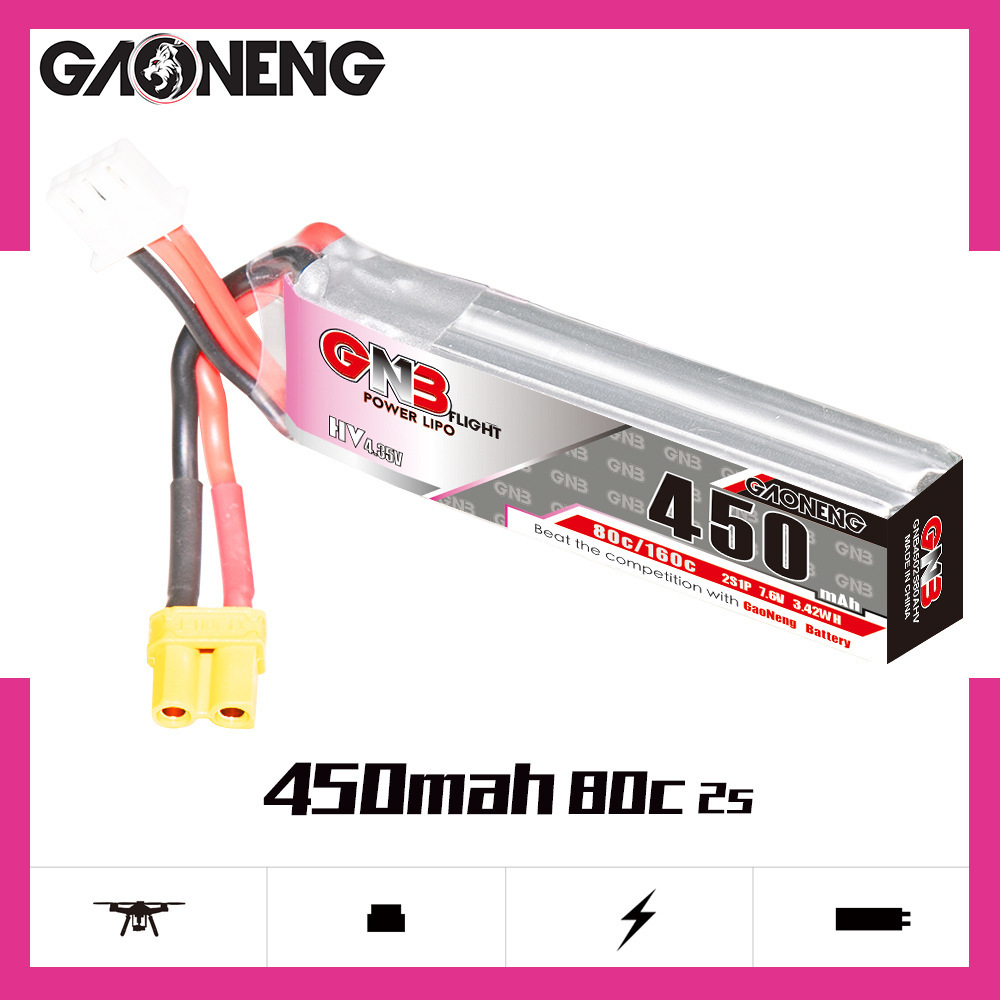 GNB LiPo Batterij HV 2S 7.6V 4 - Drone Lipo Battery recensie en prijs