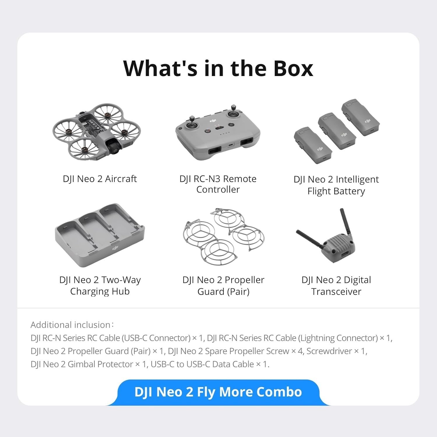 DJI Neo 2 Fly More Combo drone - Drone Rc N3 3 Batteries recensie en prijs