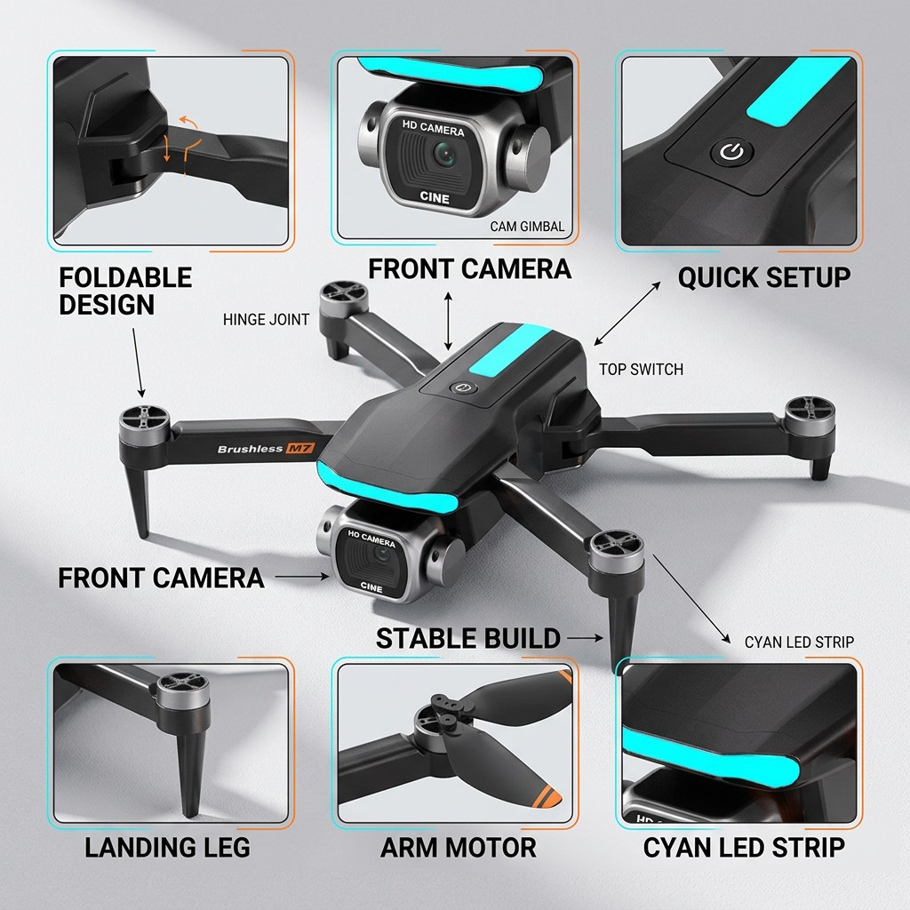 Nieuwe M7 RC Drone Professione - Drone Dji Rc 2 recensie en prijs